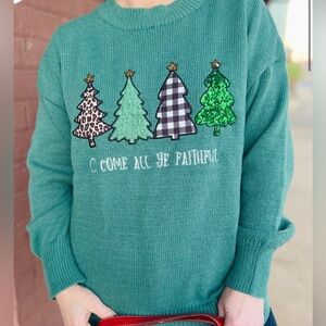 Holiday Crewneck Sweater - Green